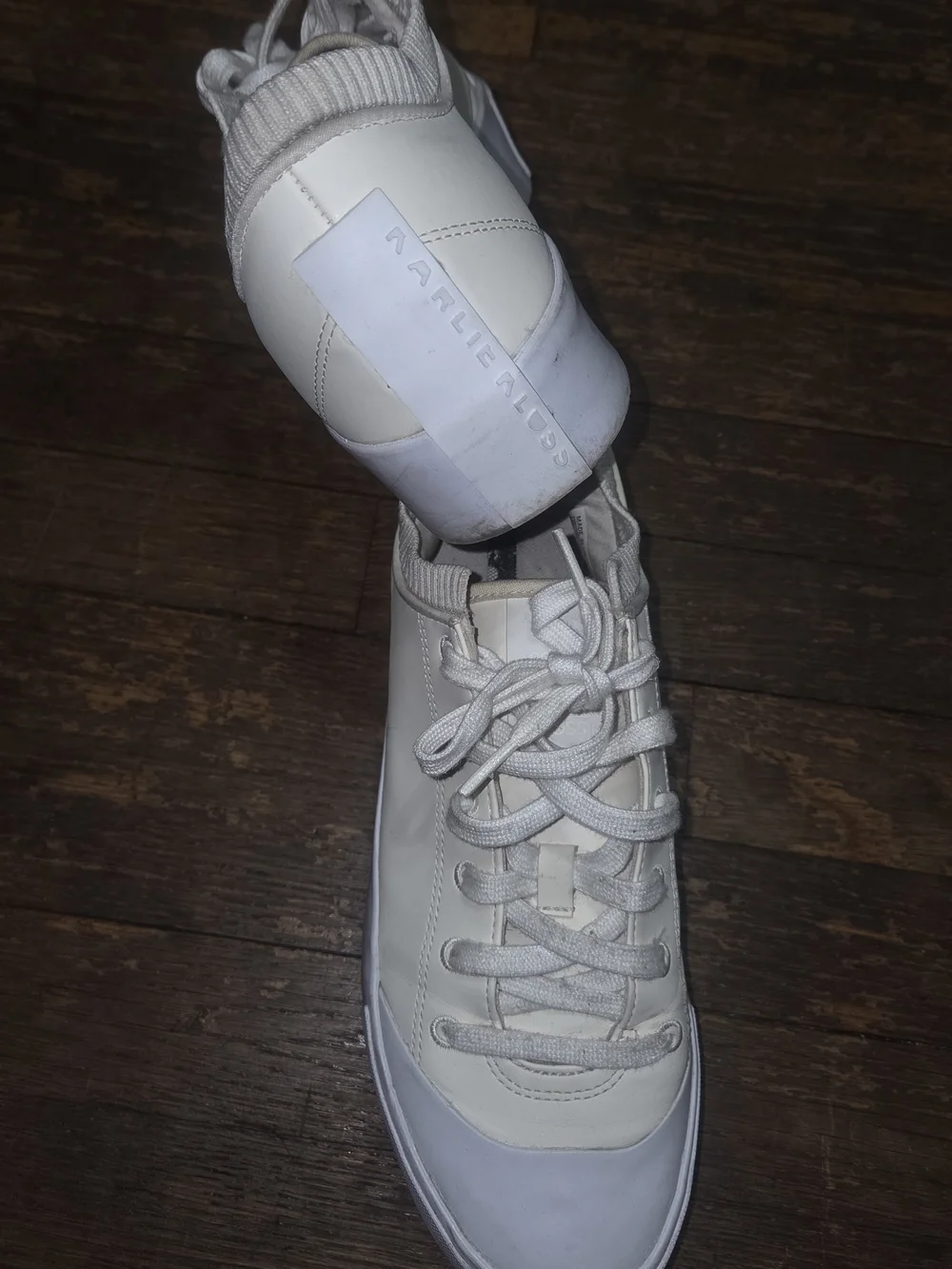 KARLIE KLOSS Women's Vegan Lace-Up Sneakers, Size 9.5